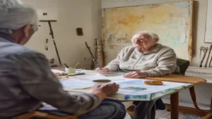 Art-thérapie en gérontologie : arts plastiques et apaisement