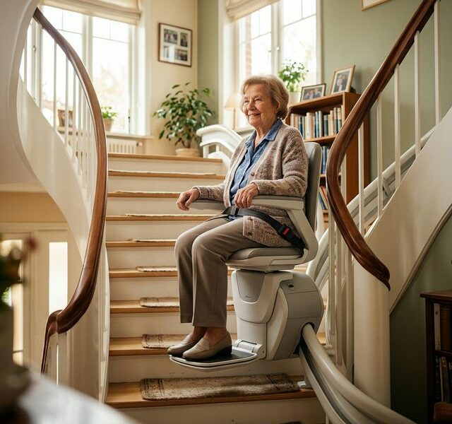 Franchir la Barrière Architecturale : Le Monte-Escalier comme Levier de Continuité Biographique