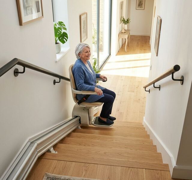 Aménagement de l’Escalier Senior : Monte-Escalier, Rampe et Prévention des Chutes