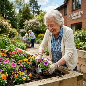 Hortithérapie en EHPAD : jardin thérapeutique adapté
