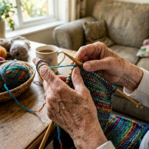 Tricot senior : motricité fine, attention et estime de soi