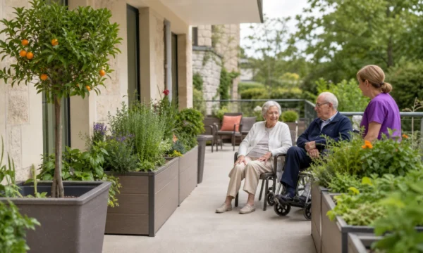 Jardin en pot en EHPAD : créer un espace extérieur verdoyant