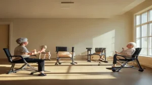Exercices sur chaise senior : prévenir les chutes sans danger